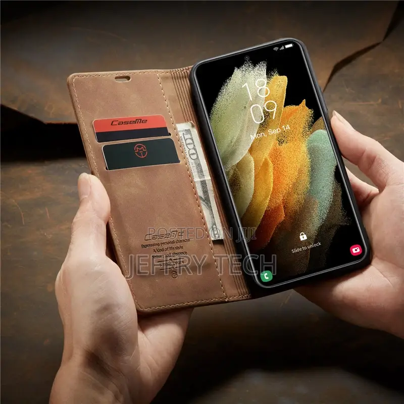 Samsung Galaxy S21 Plus Case Flip Magnetic Wallet Phone Case