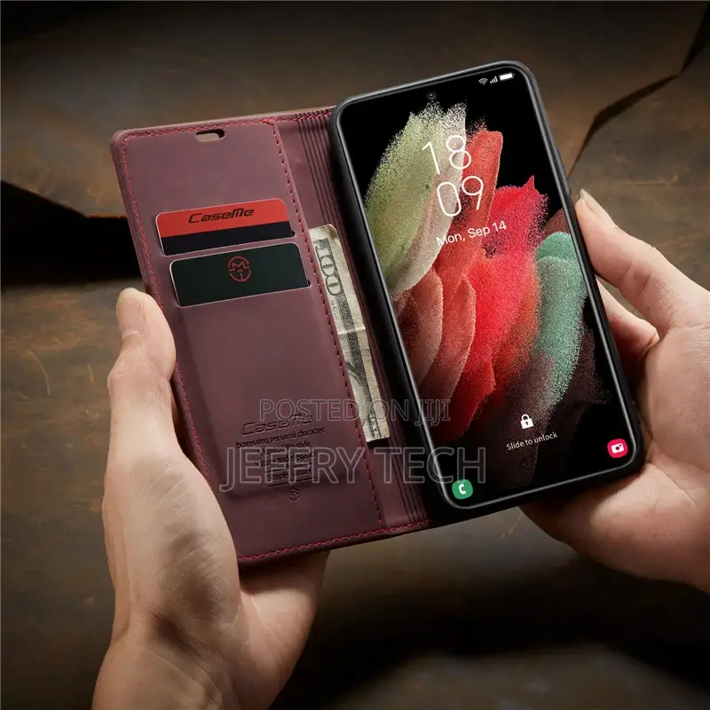 Samsung Galaxy S21 Plus Case Flip Magnetic Wallet Phone Case