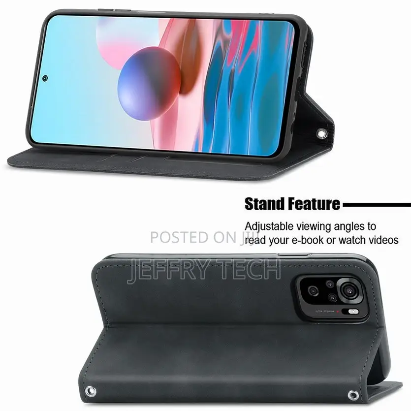 Flip Leather Case for Xiaomi Redmi Note 10 Pro Wallet