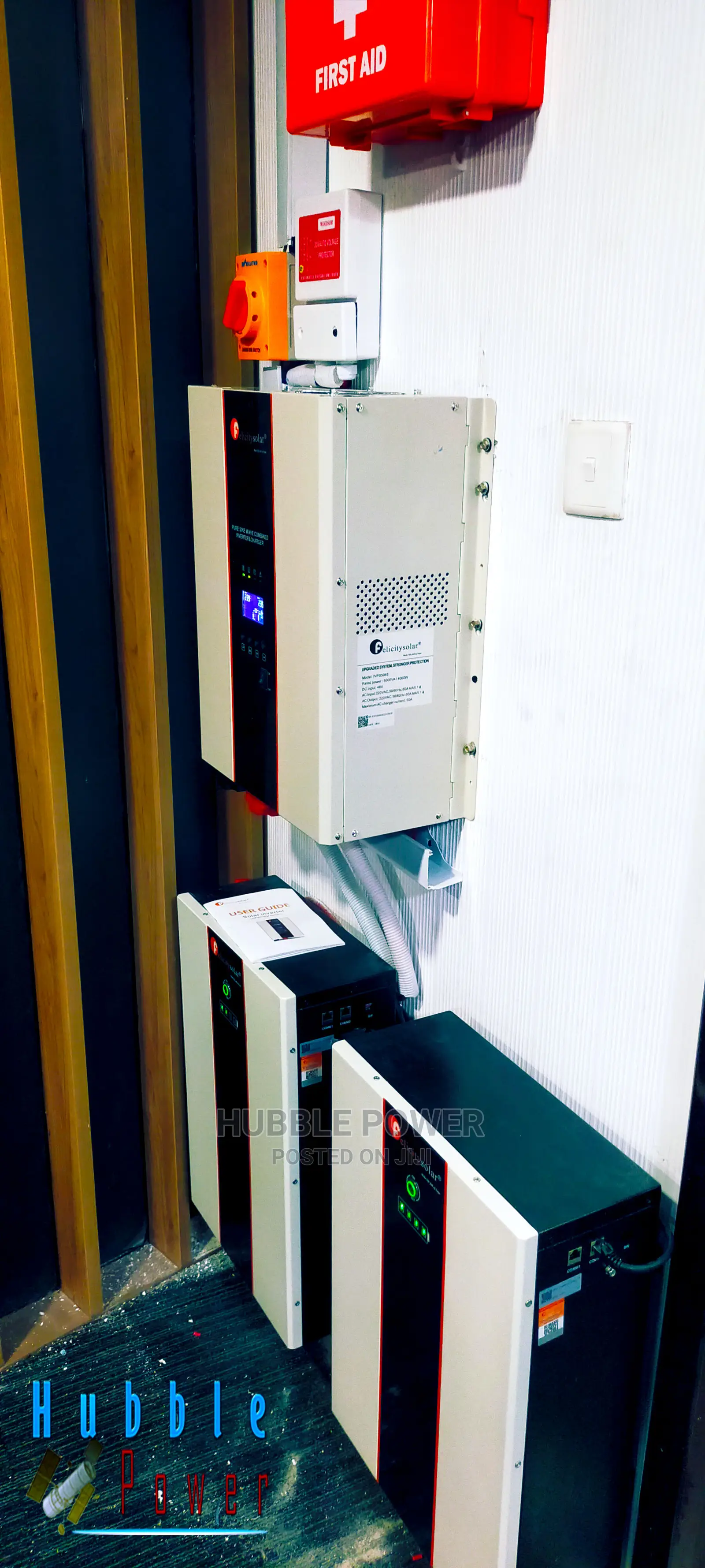 Back-Up Storage Inverter Charger 5kva Coupled to Lithium Ion