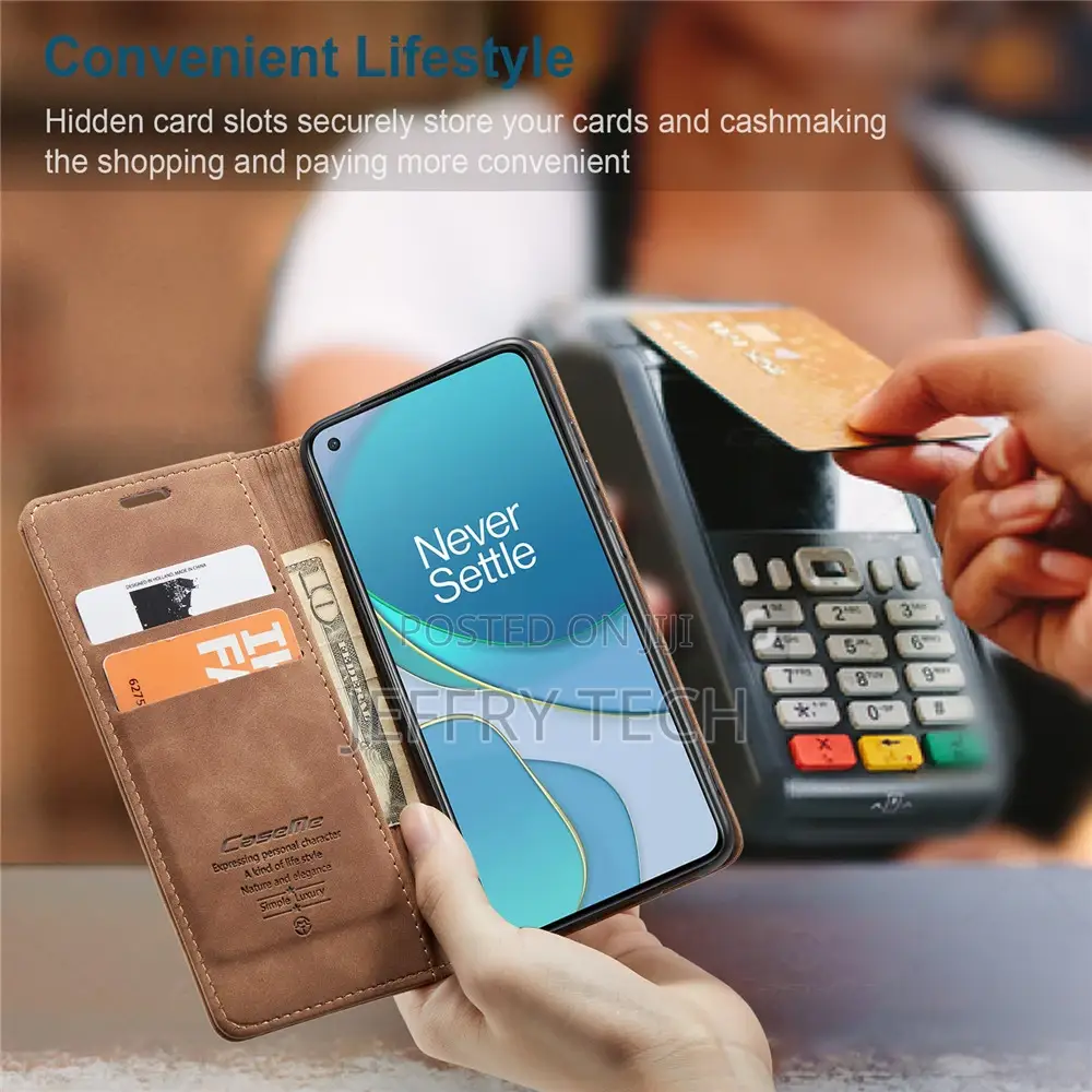 Oneplus 8 Caseme Flip PU Leather Wallet Case Stand Cover Ca
