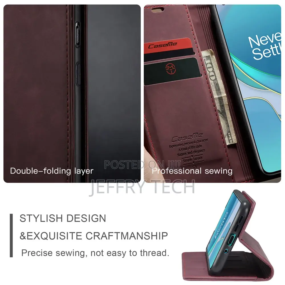Oneplus 8 Caseme Flip PU Leather Wallet Case Stand Cover Ca