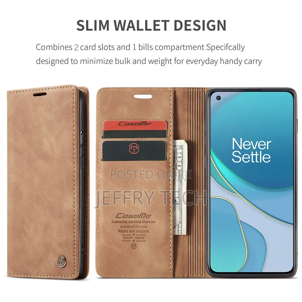 Oneplus 8 Caseme Flip PU Leather Wallet Case Stand Cover Ca