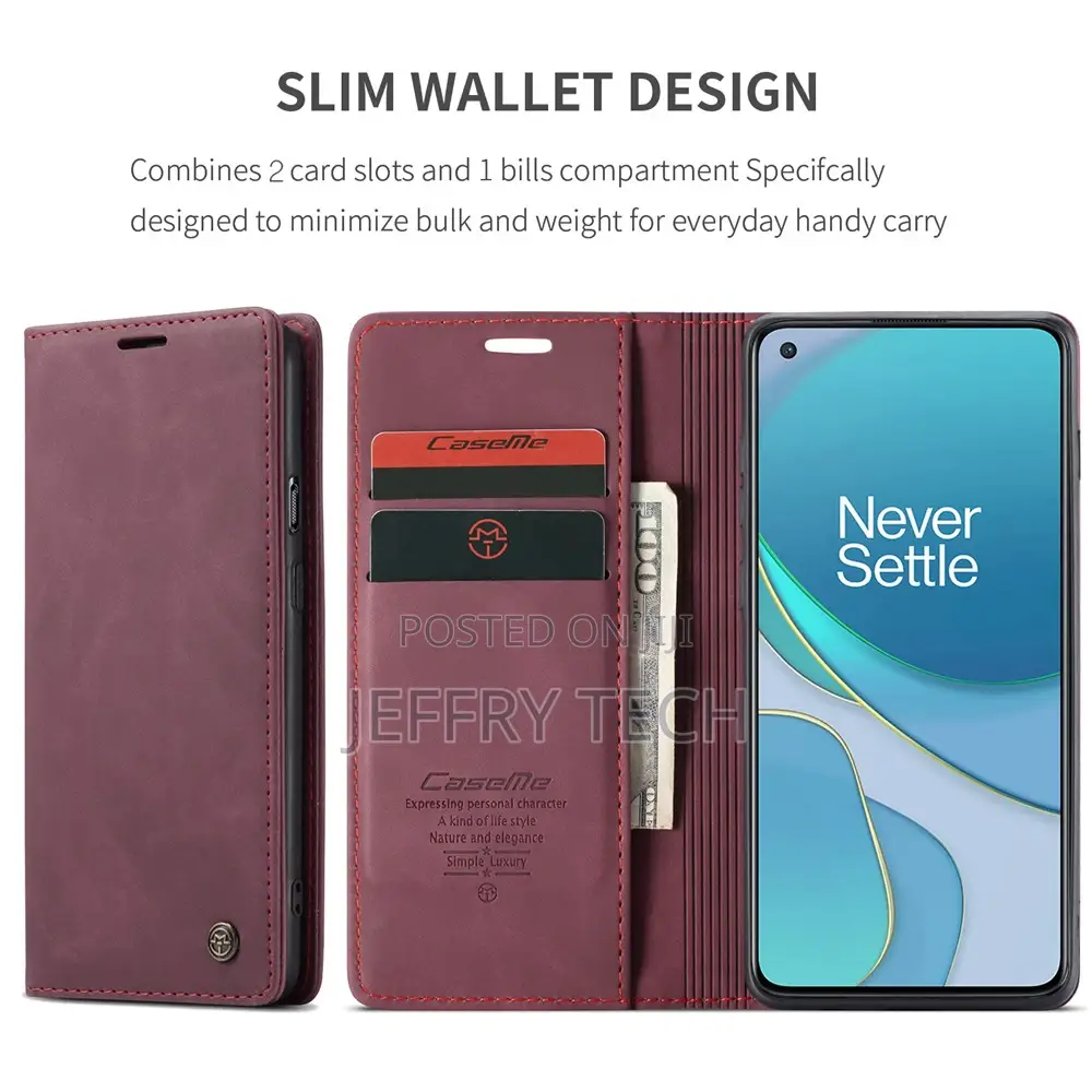 Oneplus 8 Caseme Flip PU Leather Wallet Case Stand Cover Ca
