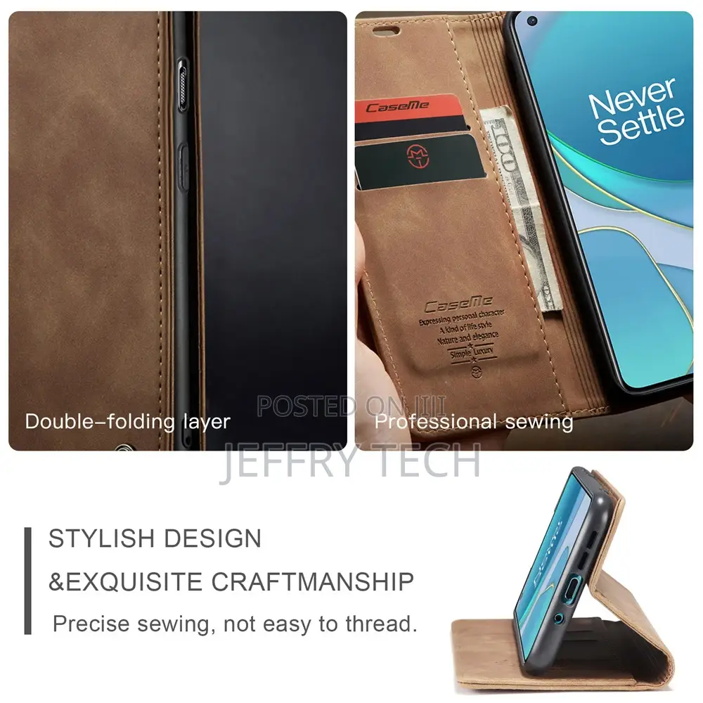 Oneplus 8 Caseme Flip PU Leather Wallet Case Stand Cover Ca