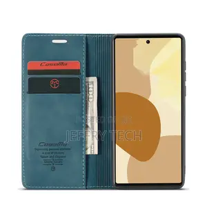 Google Pixel 6 Pro Leather Case,Caseme Retro Purse Luxury Ma