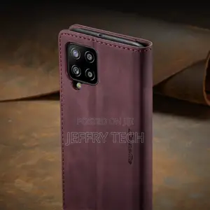 Samsung Galaxy A12 Case , PU Leather Magnetic Wallet Flip Ph
