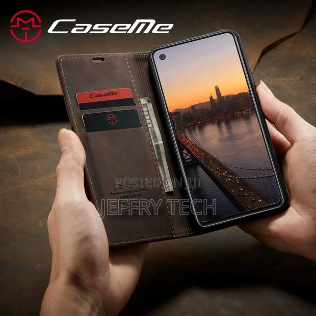 Flip Wallet Leather Case for Samsung Galaxy A21S A42 5G Magn - thumbnail 2