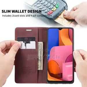 Samsung Galaxy A20S Case Galaxy A20 S Retro Leather Flip Wal