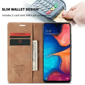 Caseme Leather Case for Samsung Galaxy A30 A20 A21S Retro M