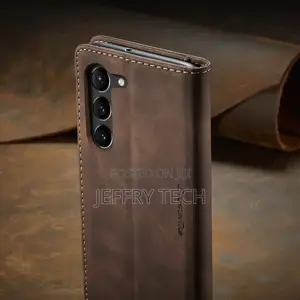 Leather Case for Samsung Galaxy S23 Plus Ultra Luxury Silico