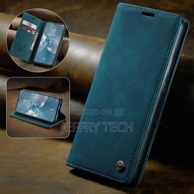 Leather Case for Samsung Galaxy S23 Plus Ultra Luxury Silico - thumbnail 5