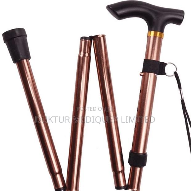Walking Cane/ Stick 5-level Adjustable Height Non-slip Base - thumbnail 2