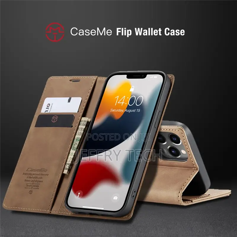 SE2022 Caseme Flip Wallet Case for iPhone SE 2022 13 Pro Max