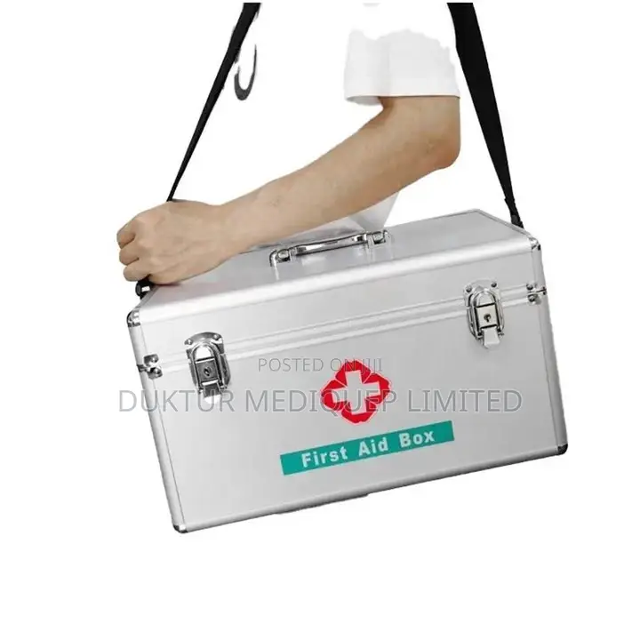 Empty Medical First Aid Box / First Aid Box Aluminium Small