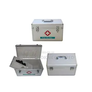 Empty Medical First Aid Box / First Aid Box Aluminium Small