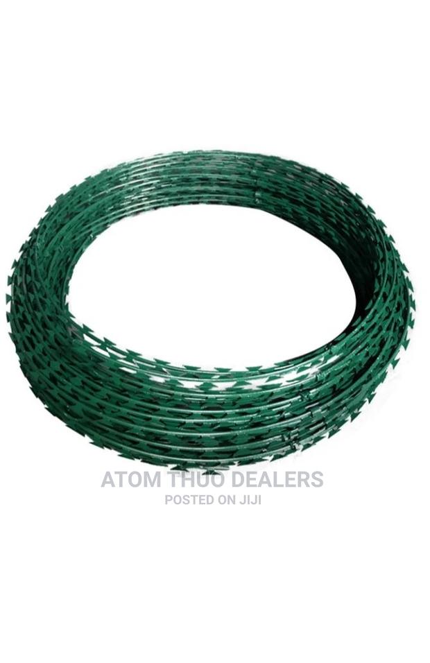 Green Razor Wire -10 Meters Long - main view