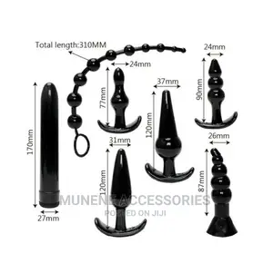 7pcs TPE Anal Butt Plug Set Men and Women Anal Sex Toys