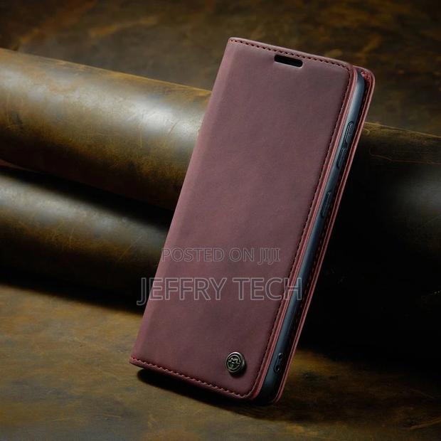 Shockproof Leather Wallet Case for Samsung S7 Edge Luxury Ma - main view