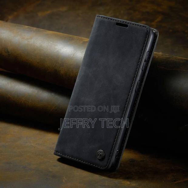 Shockproof Leather Wallet Case for Samsung S7 Edge Luxury Ma - thumbnail 2
