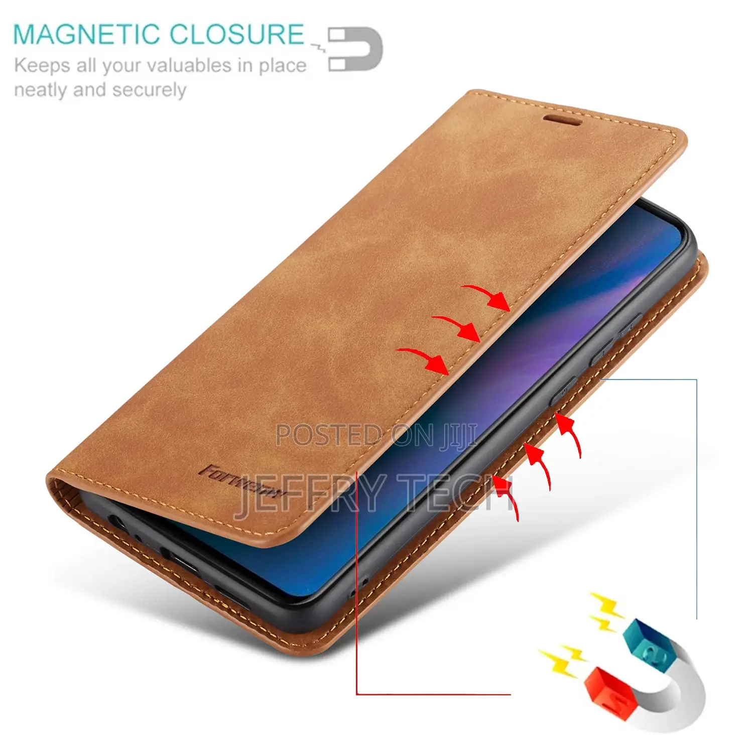 Luxury Leather Flip Case for Huawei P40 P30 Pro 30 Lite