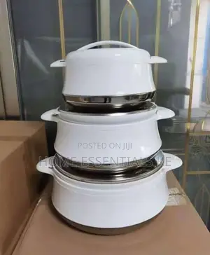 3pcs Quality Royal Insulated Hotpots 2L,4L,6L Respectively