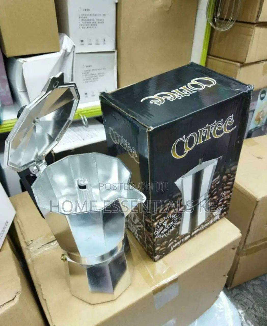 9tazzle Coffee Maker Stainless Steel