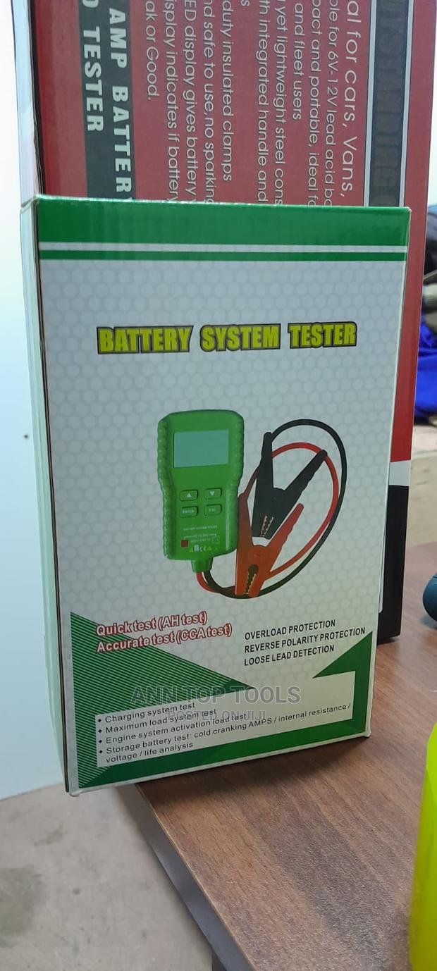 Battery System Tester - main view