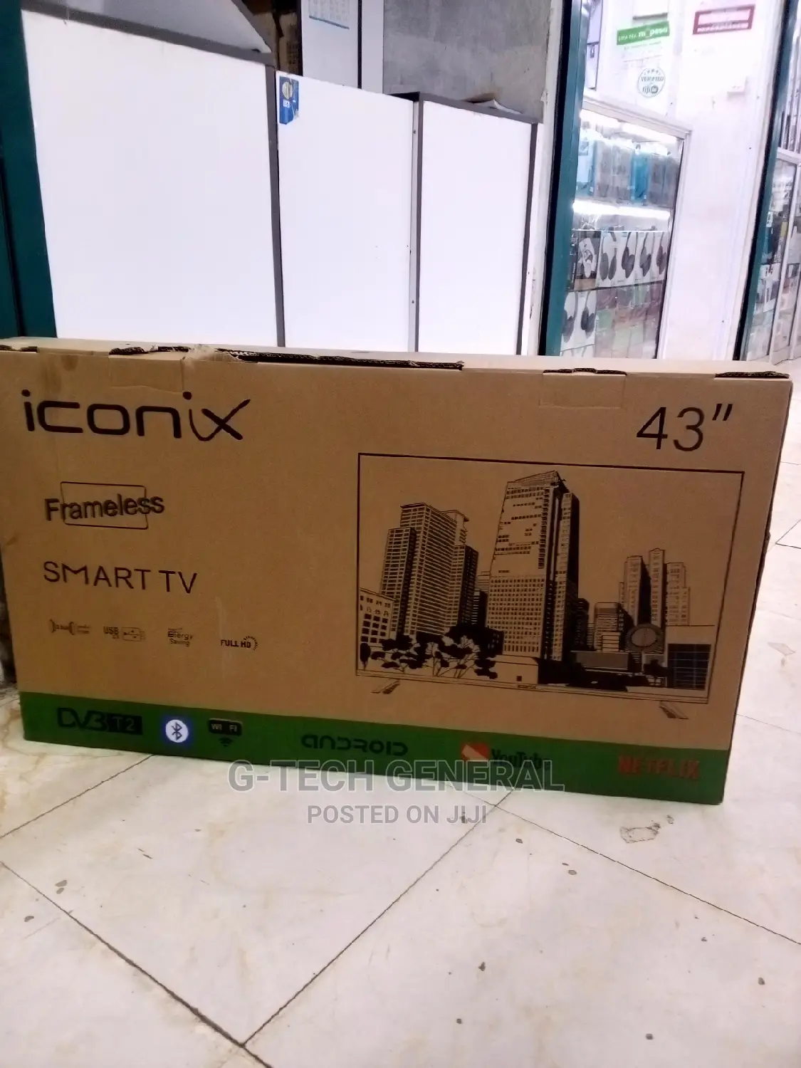 Iconix 43" Smart Android, Youtube, Netflix, In-Built Wifi