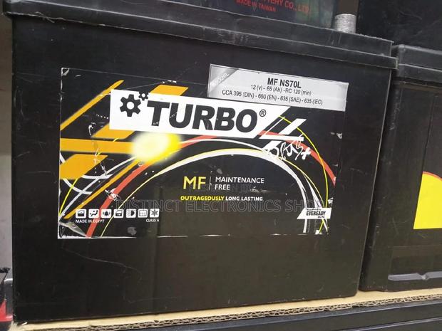 Turbo NS70L Car Battery - main view