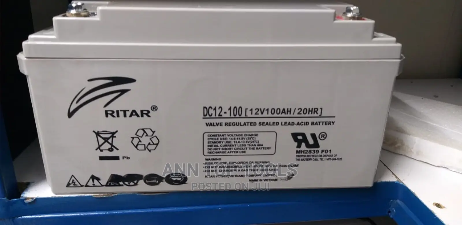 Ritar 100ah 12v Solar Battery