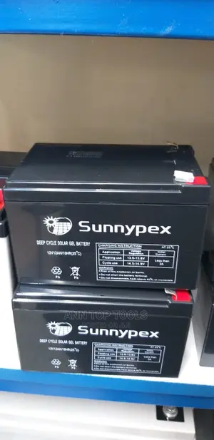Sunnypex 7ah 12v Deep Cycle Solar Gel Battery