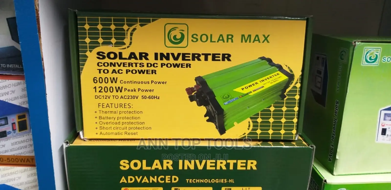 Solarmax Solar Power Inverter Full Power 600W Peak 1200W