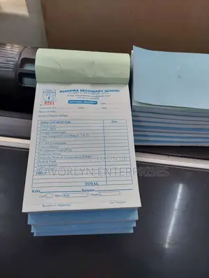 Clear and Self Carbonated Receipt Books