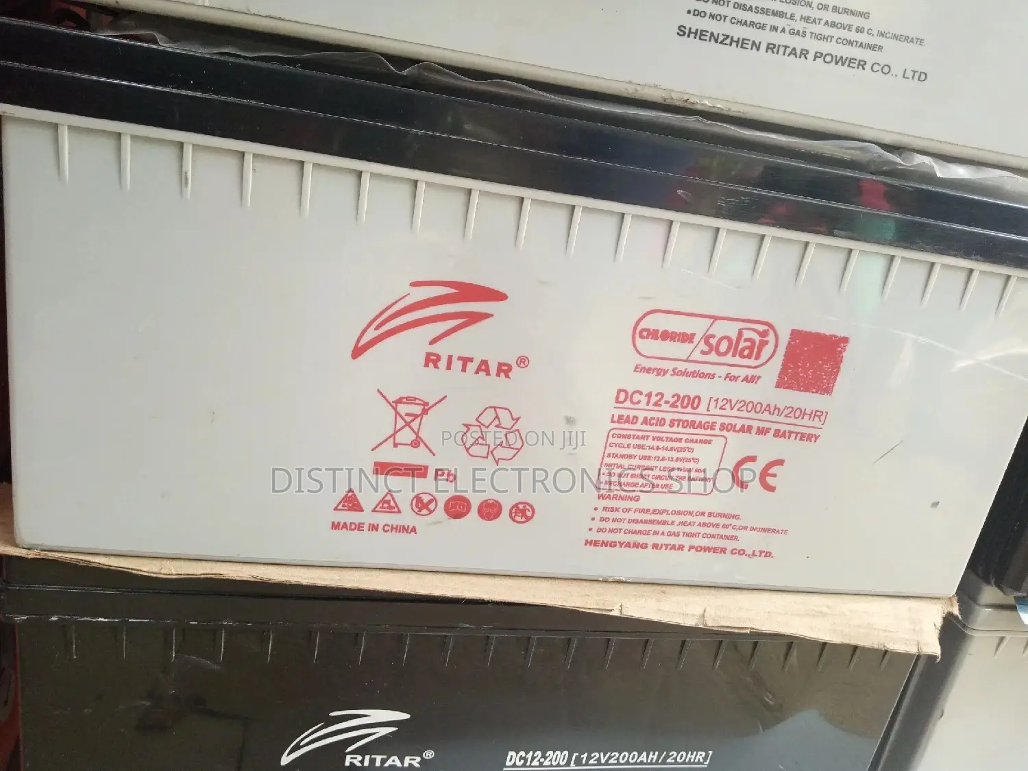 Ritar 12v 200ah Solar Battery