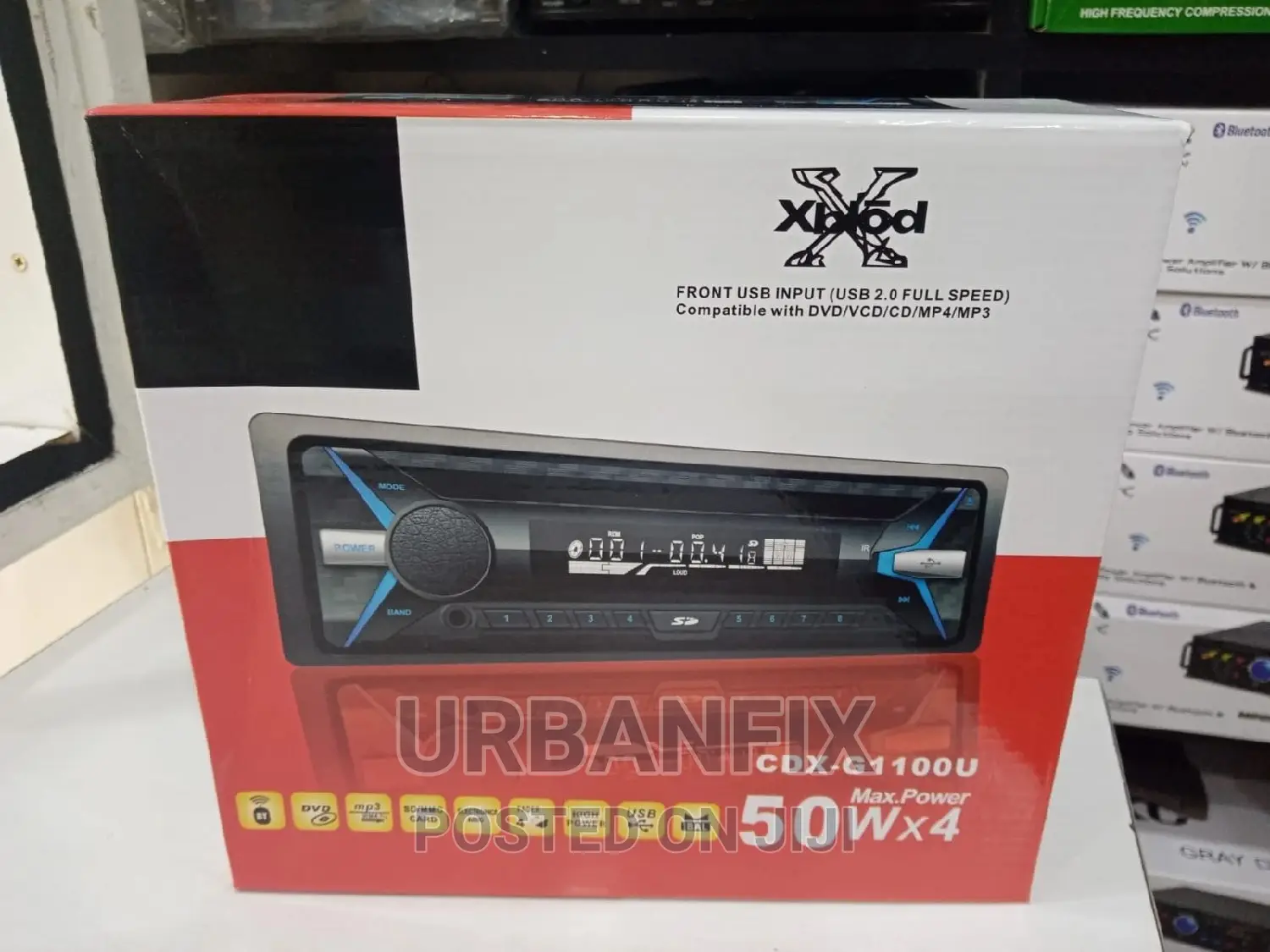 Brand New Xplode Car Radio With CD, DVD, Bluetooth, Usb