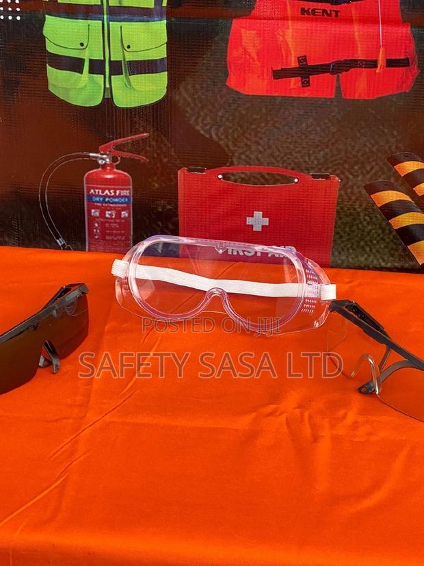 Clear Safety Goggles - main view