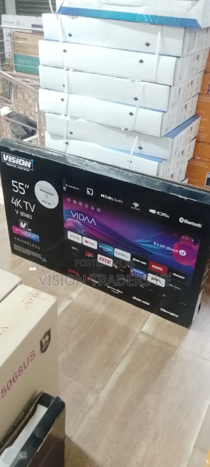 Vision Plus 55 Inches Smart Android Frameless FHD Tv