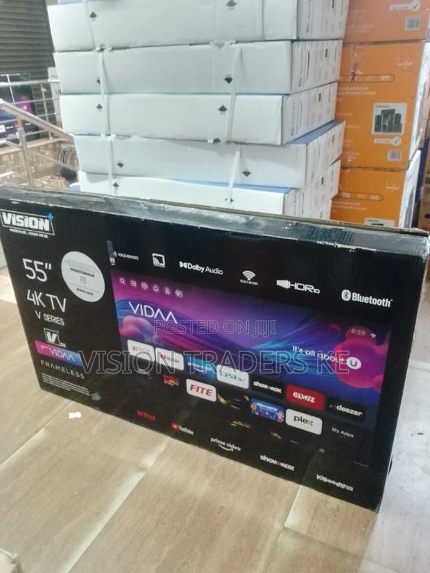 Vision Plus 55 Inches Smart Android Frameless FHD Tv - thumbnail 2