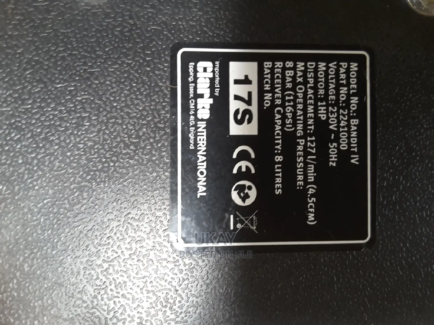Uk Brand New Clarke Compressor
