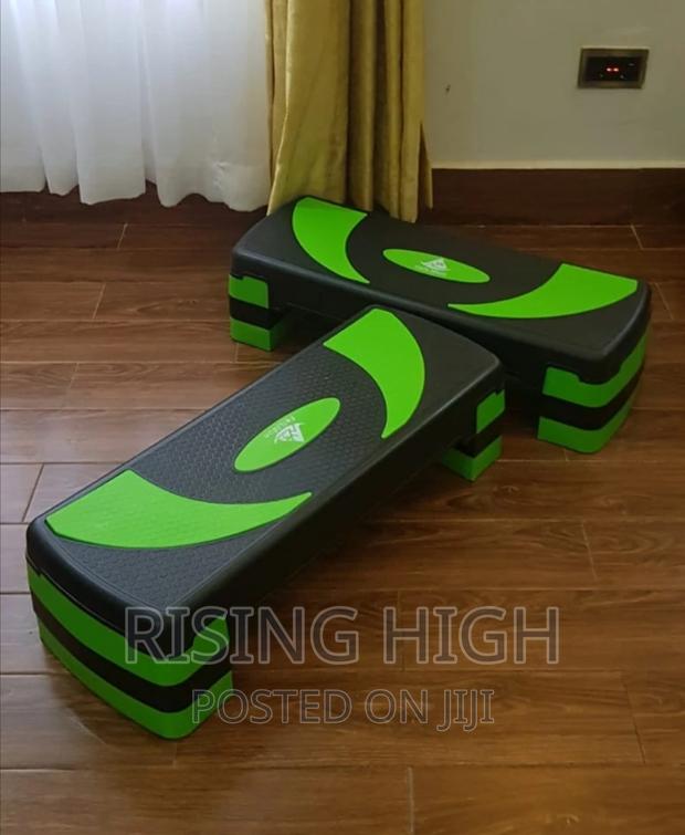 Big 3 Height Adjustable Aerobic Steppers - main view