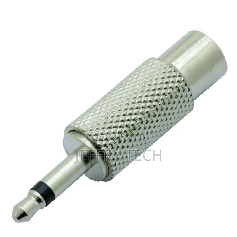 Jack 3.5mm Mono Male Plug to RCA Connector Female Jack High