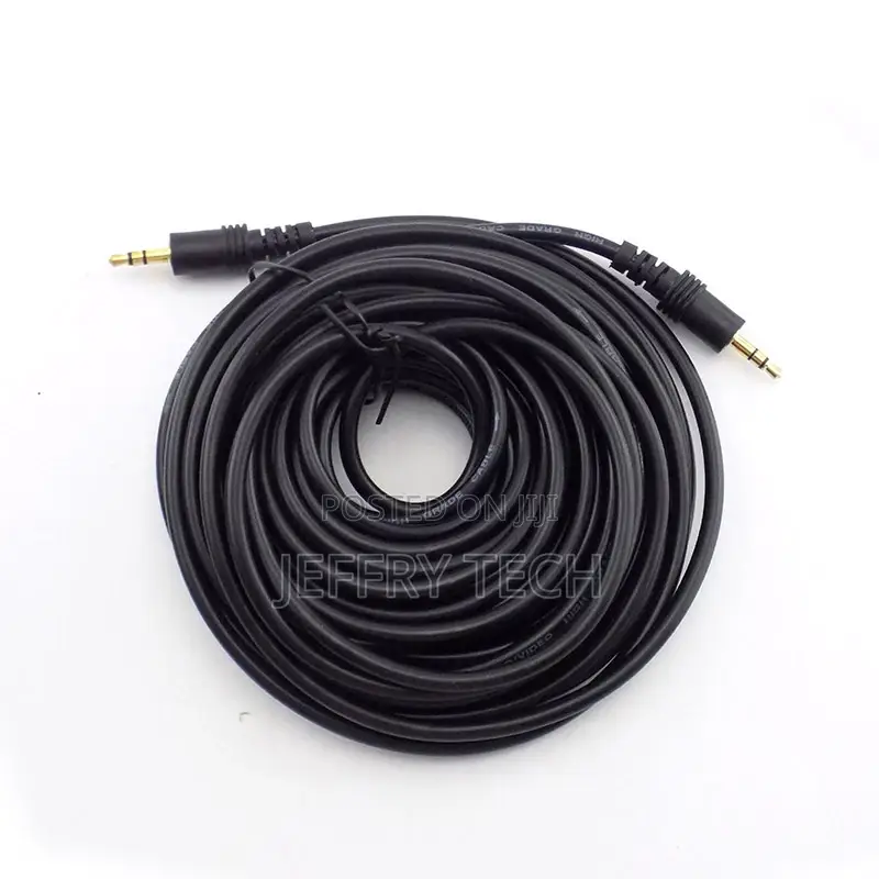 5M 3.5mm Stereo Male to Male Jack Male to Female Audio Aux C