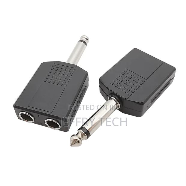 1/4 Inch Mono Plug Jack Audio Adapter 1/4" 6.35mm Male to Do