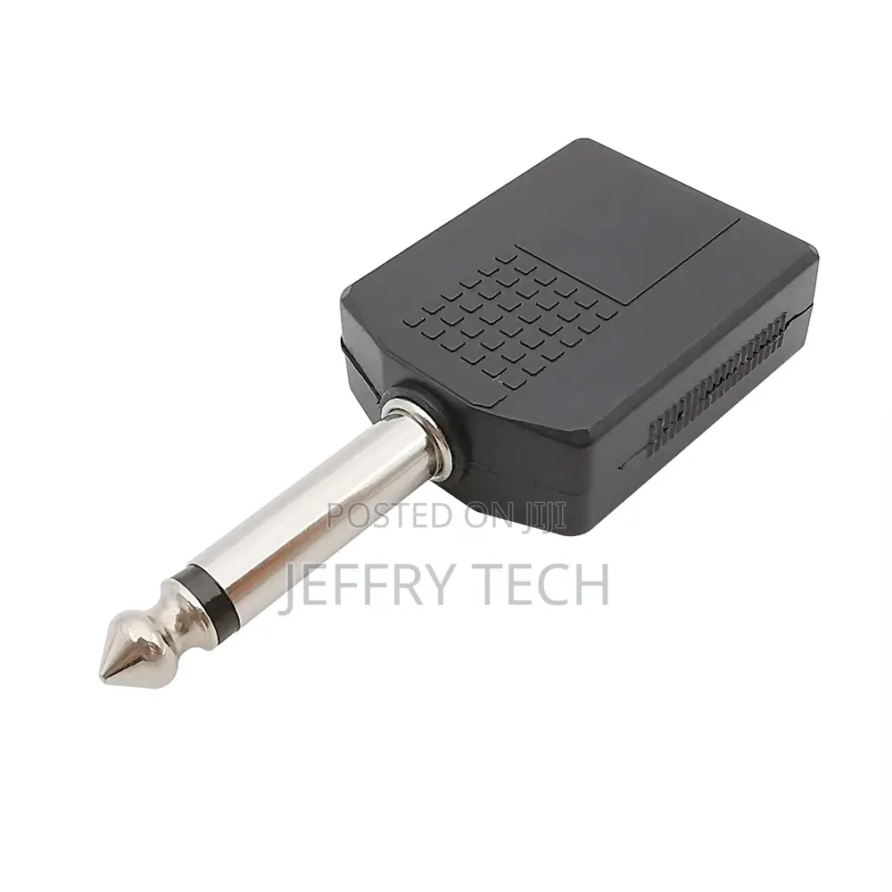 1/4 Inch Mono Plug Jack Audio Adapter 1/4" 6.35mm Male to Do