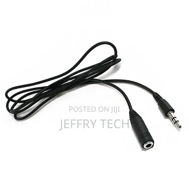 1.5m DC 3.5mm Jack Male to Female Aux Audio Extension Cable