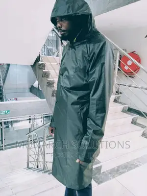 Navy Blue Raincoat