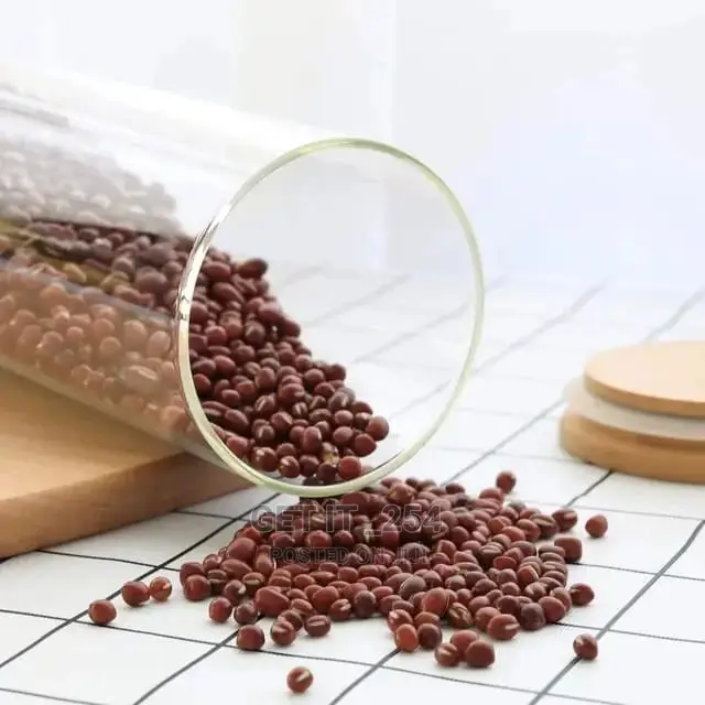 Glass Spaghetti Jar With Bamboo Lid