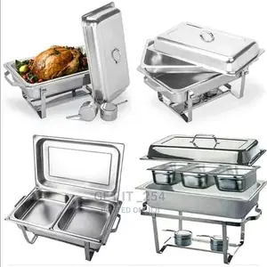 11 Litres Stainless Steel Chaffing Dish With Foldable Stand