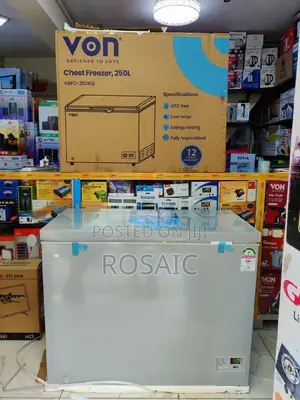 *Von 252litres Chest Freezer at 52,000*